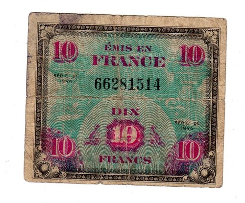 France billet francs - 10,