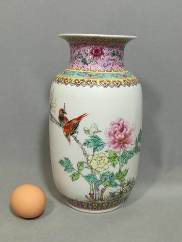 Vase chinois ème signé - vase,