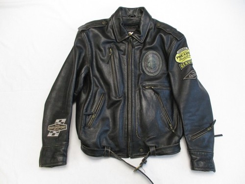 Vtg harley davidson leather - harley,