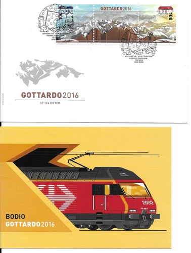 Suisse premier jour - fdc, 2016