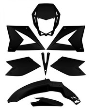 KIT CARROSSERIE ADAPT. CPI SM / SX 50 NOIR (8 PIECES)