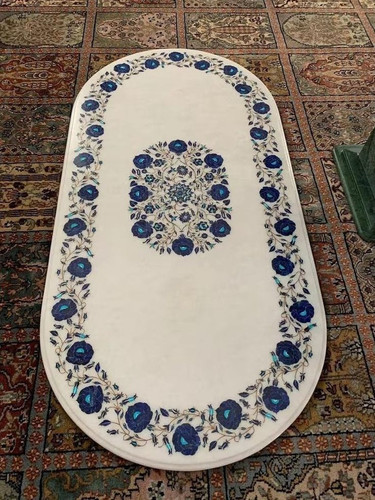 Table basse ovale pierre - table, dura