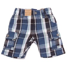 2831W bermuda bimbo TIMBERLAND checkered blue short pant boy