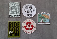 Picture organic 5 stickers