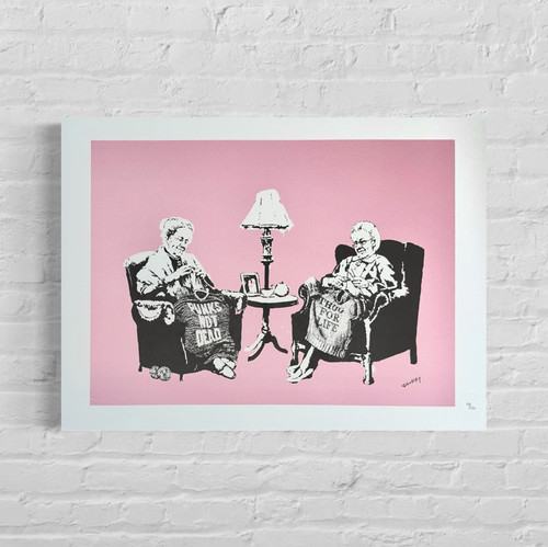 Banksy grannies lithographie - grannies,
