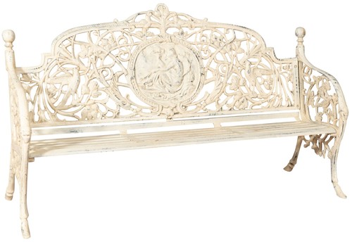 Banc jardin fonte - jardin, en