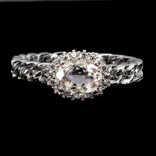 925 Bague en Argent Ovale