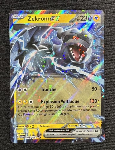 Carte pokémon zekrom ex - carte,