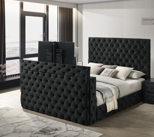 Luxury black velvet - velvet, upholstery