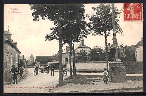 Cpa palis rue - palis,, damrémont