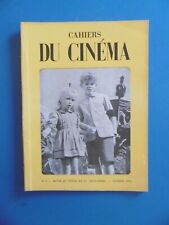 CAHIERS DU CINEMA n°9 daté de 1952 - REVUE DU CINEMA et du TELECINEMA - VINTAGE