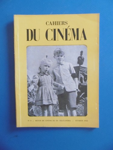 Cahiers cinema 9 daté - n°9,