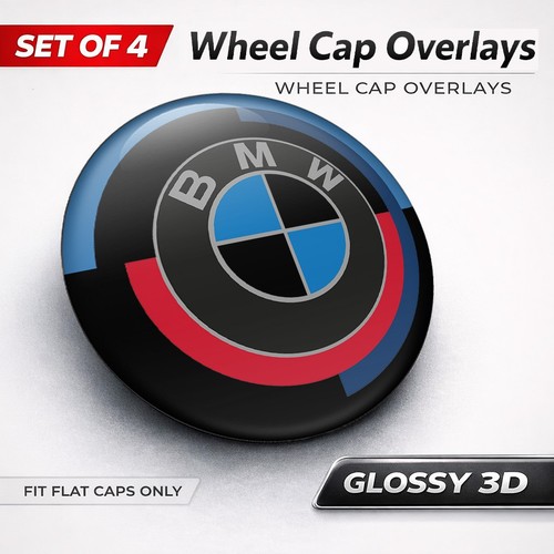 Bmw wheel hub caps sticker - wheel,