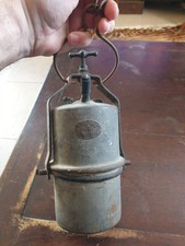 LAMPE DE MINEUR ANCIENNE KIVA ACETYLENE CHAMPIGNONIERE COMPLETE DS SON JUS MINE 