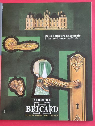 Publicité presse serrurerie - publicité, presse: