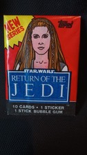 1983Topps Star Wars Return Of Jedi Art Princess Leia Wax Pack Sealed[Cletius]