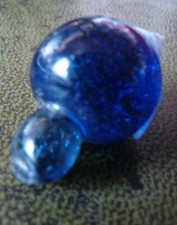 Pampille goutte pâte de verre