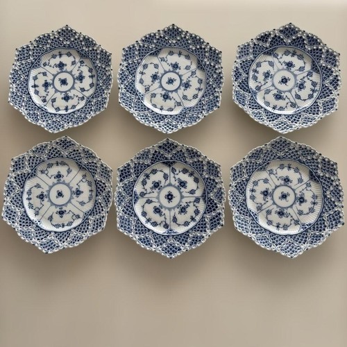 Lot assiettes hexagonales - 6,