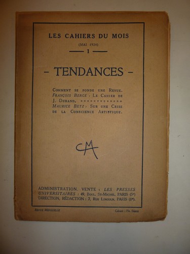 Les cahiers mois - du,