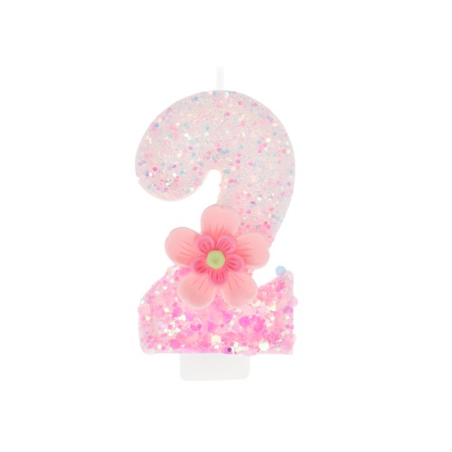 Bougies fleur rose pour - fleur,