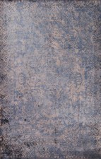 Tapis De Zone Artisanale Bleu