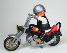 Playmobil -- Pièce de rechange -- moto chopper 3831 --