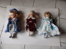 Lot de 3 Poupées têtes,mains