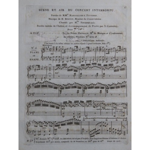 Berton le concert - berton, h.