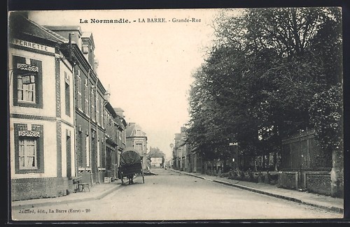 Cpa barre grande - barre,, grande-rue