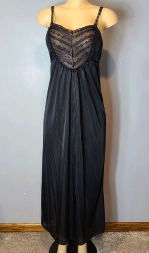 Vtg satin slip - slip, dress