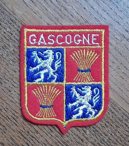 Ecusson brodé gascogne - brodé, de