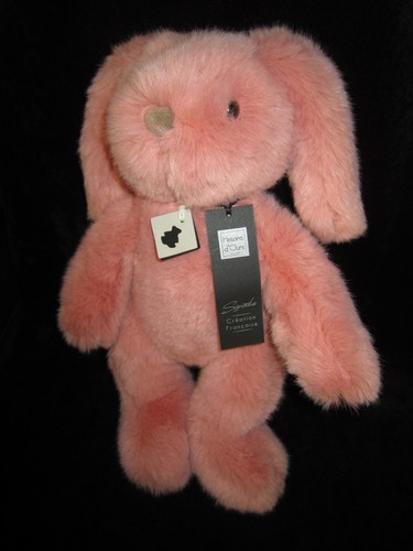 Doudou peluche lapin - lapin, rose