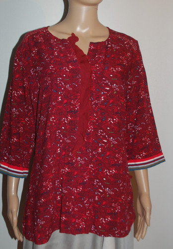 Haut blouse tunique fluide