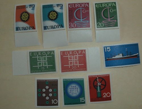 Germany stamp sets between - stamp, 5