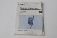 SONY CMD-Z1 PLUS GSM MOBILE PHONE MODE D'EMPLOI GEBRUIKSAANWIJZING ORIGINAL
