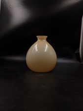 Vase Boule Vintage Opaline Beige Crème Verre de Murano années 70 80's Space Age