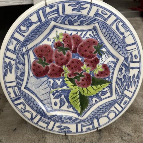 Gien france oiseau bleu plate - france,