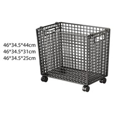 Organisateur de Jouets Panier Roulant à Roues Coffre Rangement Grande Capacité