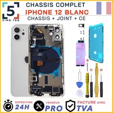 Chassis Premonte Remplacement pour iPhone 12 Blanc Complet +Joint +NFC +Kit