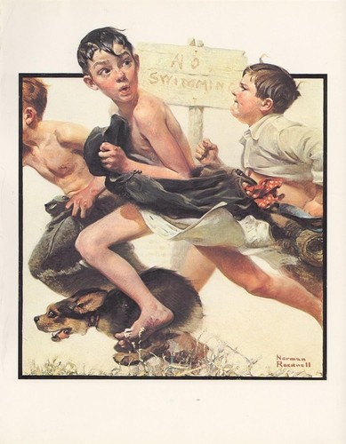 Norman rockwell 1977 vintage - norman,