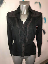 jolie chemise à jabot LE TEMPS DES CERISES taille S  EXCELLENT ÉTAT