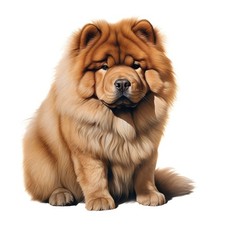 3 x autocollants Chow Chow
