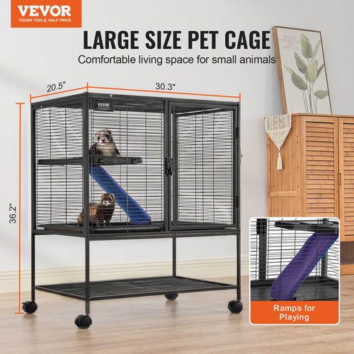 Rolling metal ferret - 36",