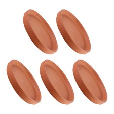  5 Pcs Soucoupe Terre Cuite
