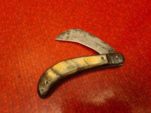 Ancien couteau pliant manche - ancien,