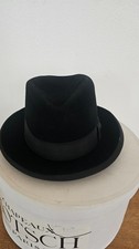 Fedora B J Paris – Années 1950 – Feutre luxe – Taille 57