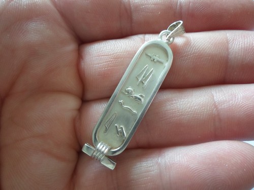 Pendentif argent massif - en,