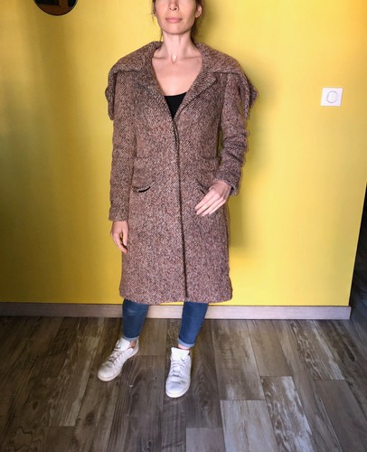 Joli manteau mohair alpaga - manteau,