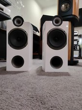 TRIANGLE GENESE TRIO PAIRE D'ENCEINTES ÉTAGÈRES BLANCHES EX DEMO ENSEMBLE COM...