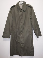 Ancien Manteau Veste Gabardine Militaire-J.VEYRIER -84M-année:1992